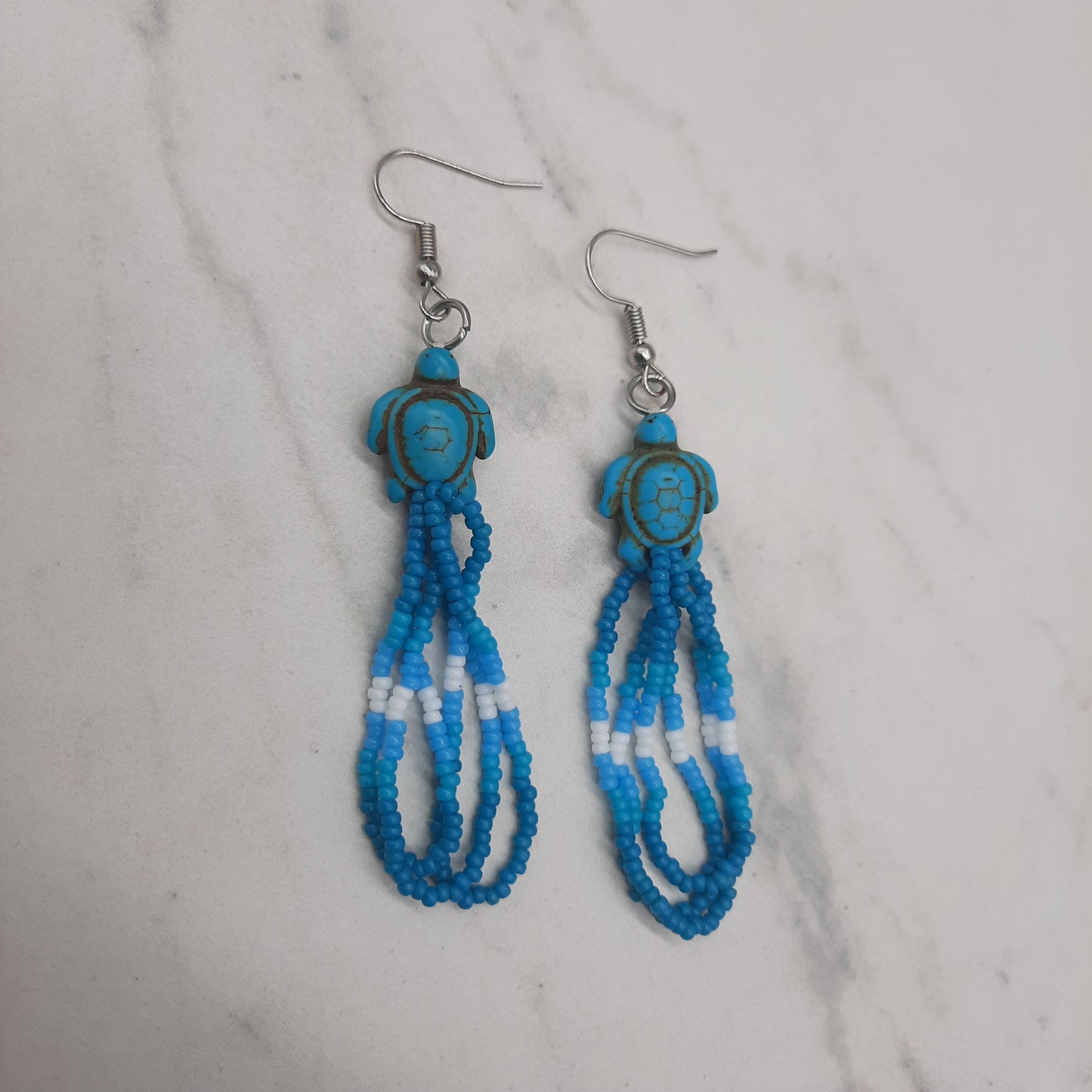Small Turtle Loops Earrings