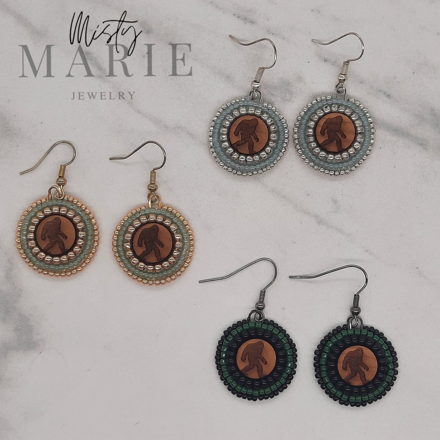 Bigfoot Earrings