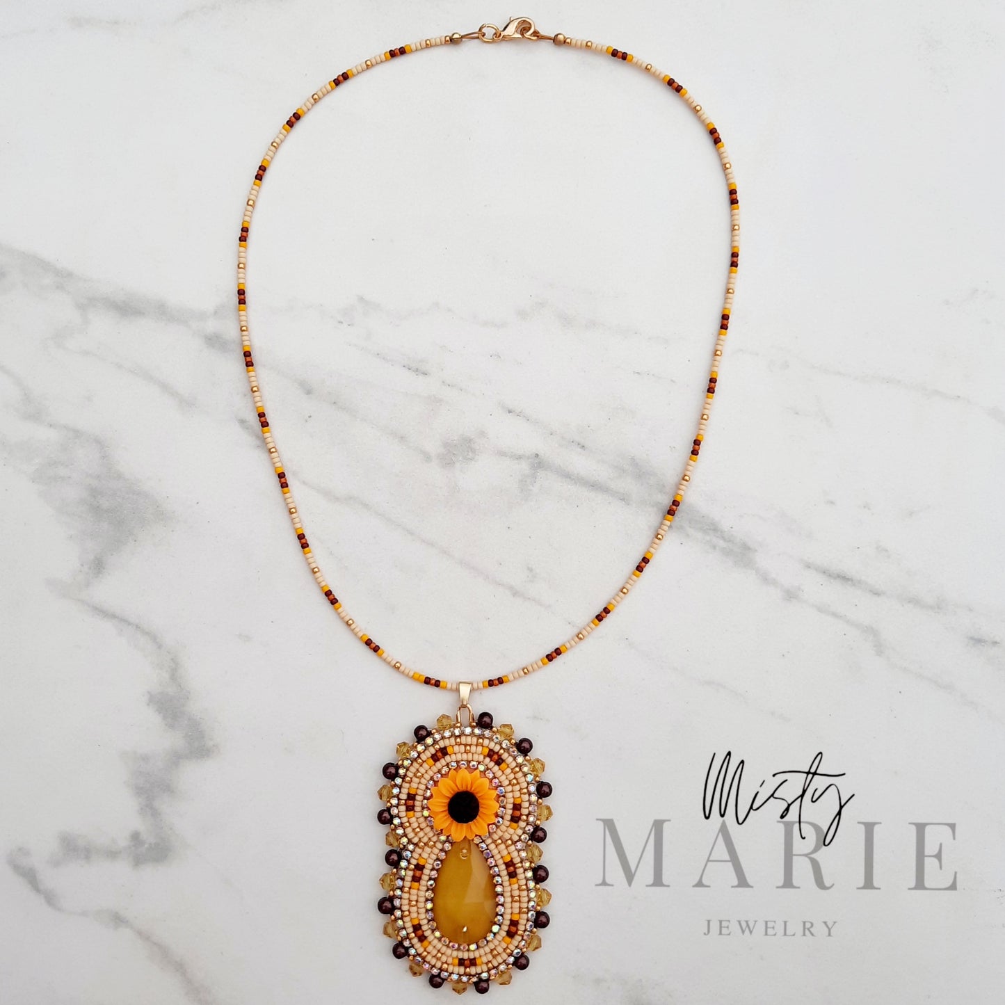 Sunflower Mini Necklace