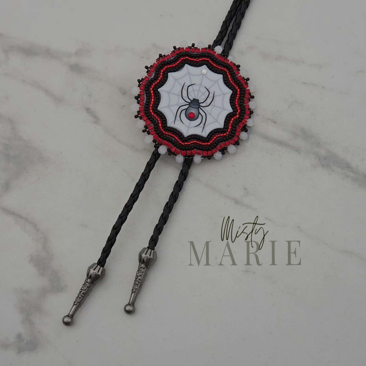 Black Widow Bolo Tie