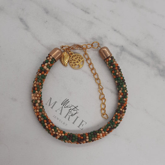 Forest wrapped bracelet