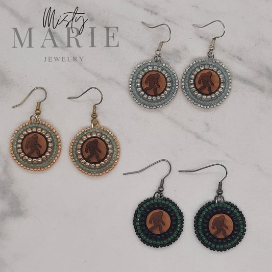 Bigfoot Earrings