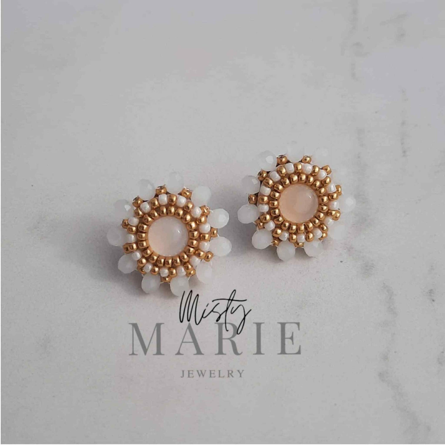 Gemstone Stud Earrings