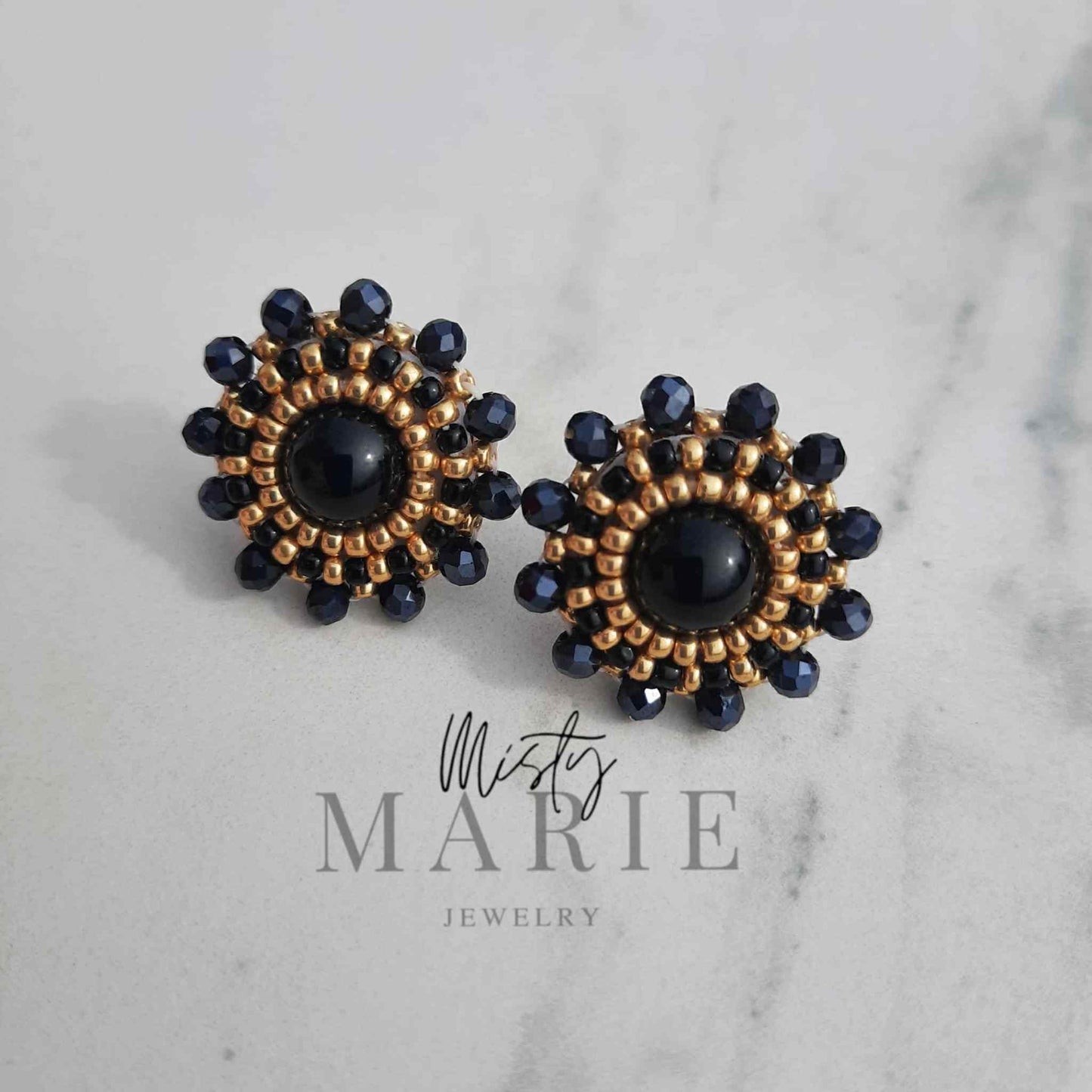 Gemstone Stud Earrings