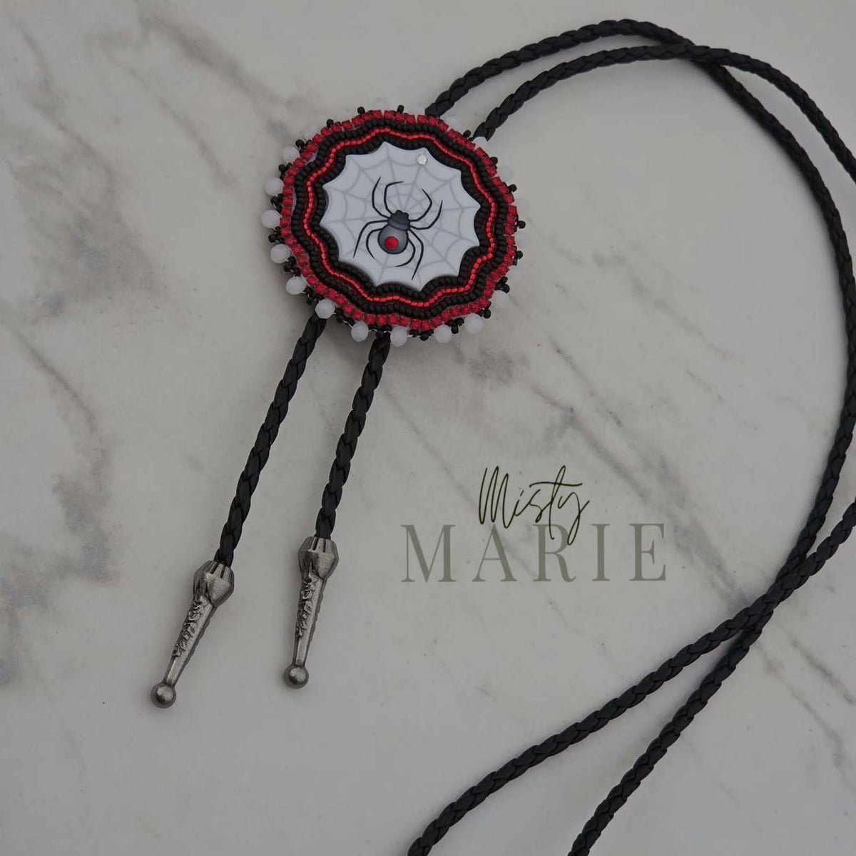 Black Widow Bolo Tie