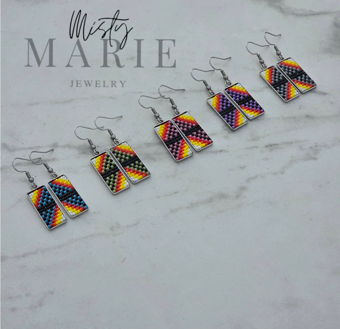 Inlay Earrings