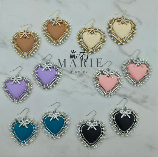 Hearts & Bows Earrings