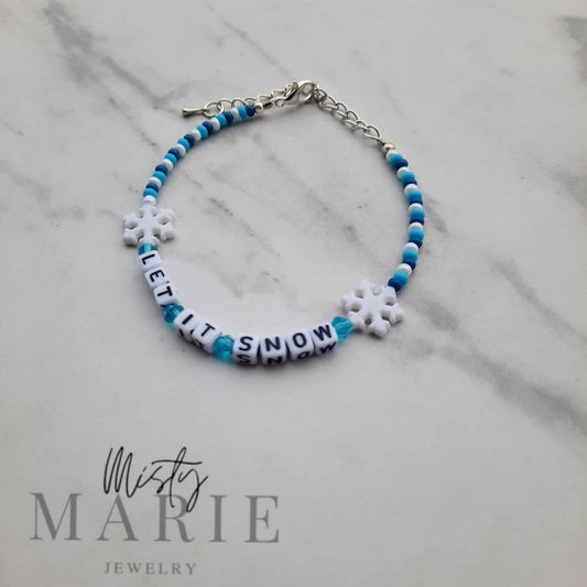 Simple & Sweet *Let it Snow* Bracelets